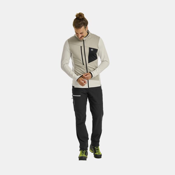 ORTOVOX FLEECE GRID HOODY M Hoodies ORTOVOX